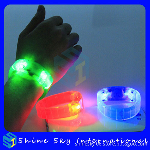 Led Sound Activated Bracelet Flashing With Music SSI-LSAB